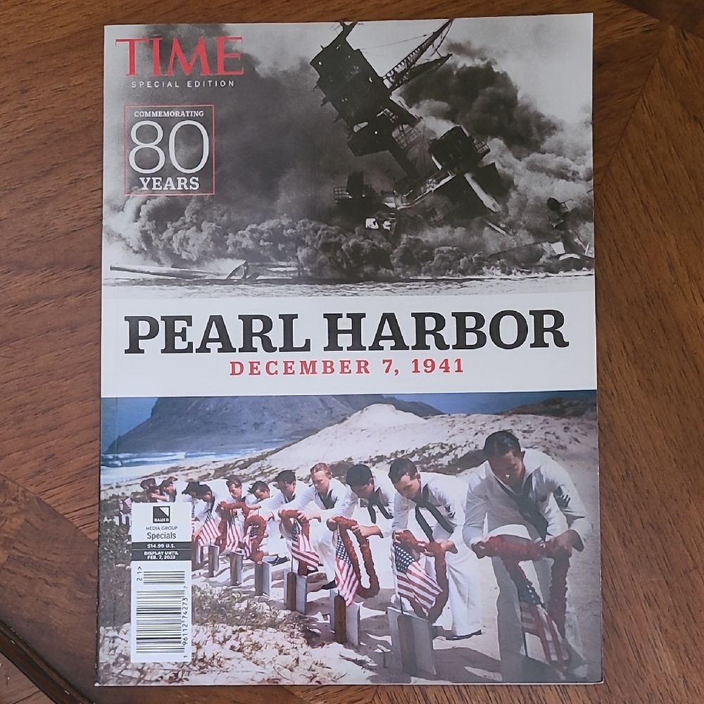 Special Edition Time Magazine Pearl Harbor Commemorating 80 Years